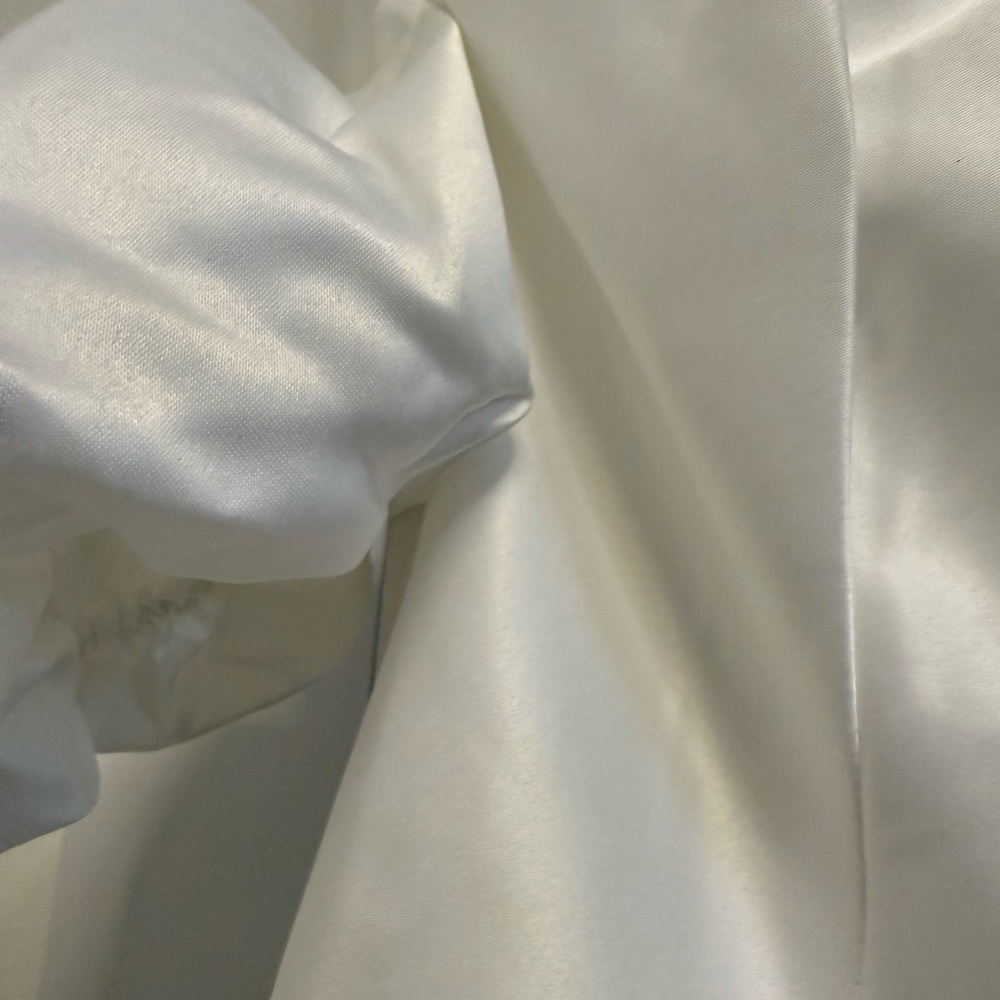 Lulu's Ivory Satin Jumpsuit - Picture 6 of 7